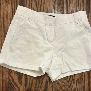 J. Crew White Bermuda Shorts Classic Cotton Style